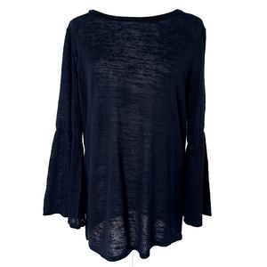 Sanctuary Lightweight Knit Bell Sleeve Top